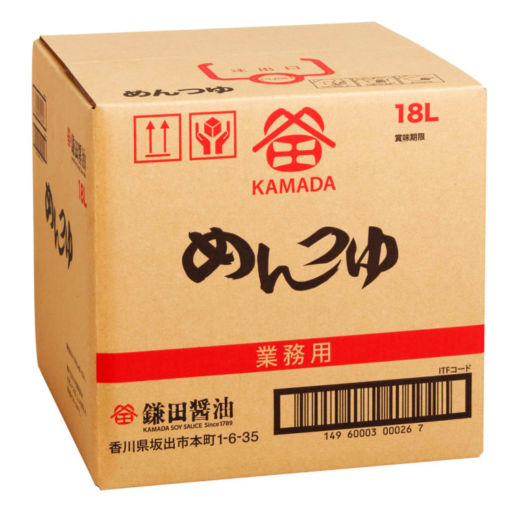 めんつゆ 18ℓBB