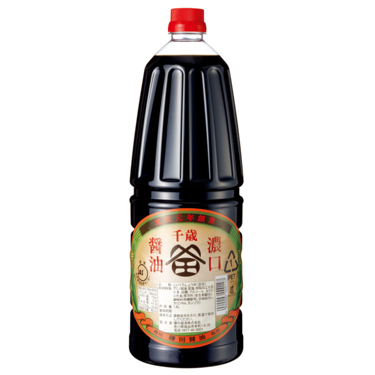 千歳(標準)濃口醤油 1.8ℓ手付