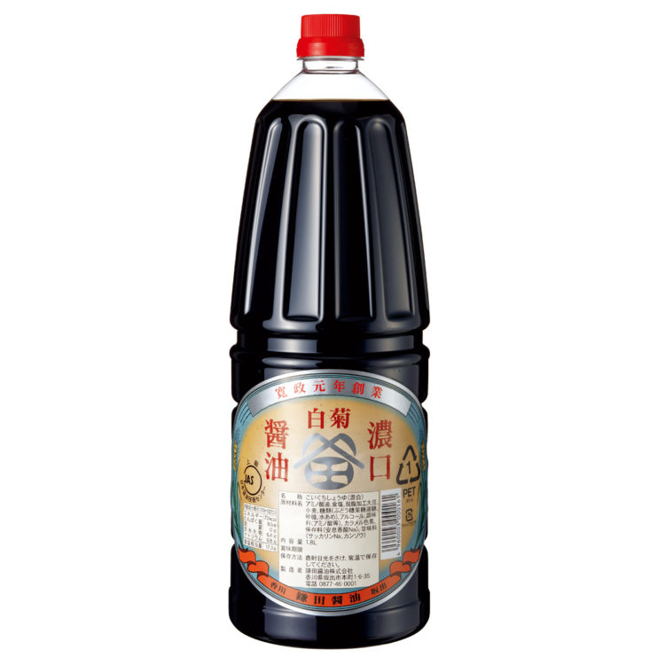 白菊こいくち醤油 1.8ℓ手付