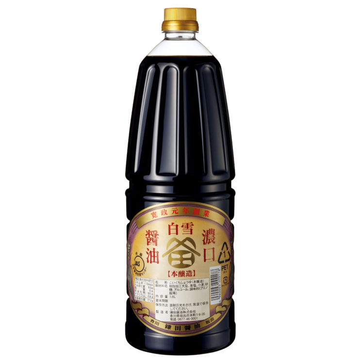 白雪(特級)濃口醤油 1.8ℓ手付